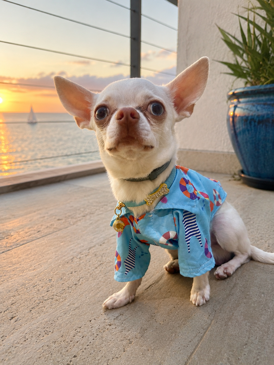 Faux Leather Custom Tag Holder Collar